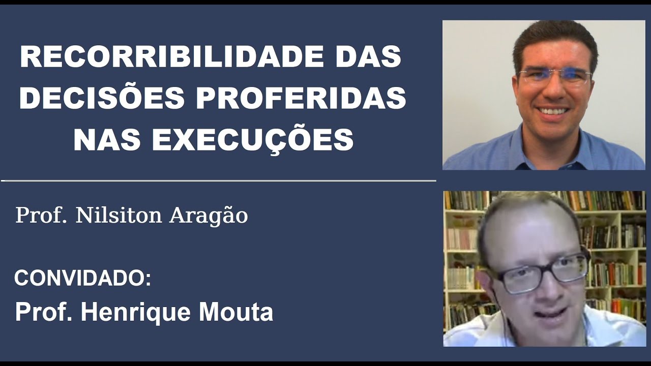 Recorribilidade das decisões proferidas nas execuções