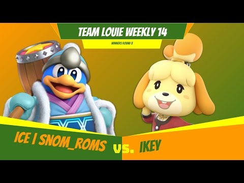 Team Louie Weekly 14 - Winners Round 3 - Ice | Snom_roms (King Dedede, R.O.B.) Vs. Ikey (Isabelle)