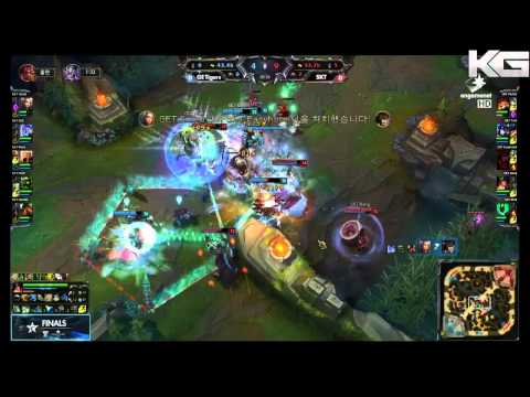 SKT T1 vs GE Tigers HIGHLIGHTS Game 1 Final - LCK Champions Korea Spring 2015 - SKT vs GET G1