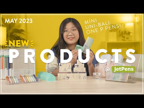 What’s NEW at JetPens? | May 2023 STATIONERY Round-up! New Mini Uni-ball One P Gel Pens! ✨🔎🖊