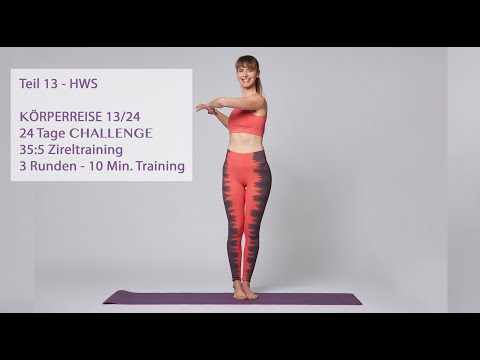 13/24 HWS Nacken Workout KÖRPERREISE - 24 Tage Challenge - 5 Übungen