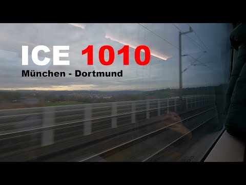 ICE 3 (BR 403) Mitfahrt München Hbf - Dortmund Hbf über Stuttgart | ICE 1010