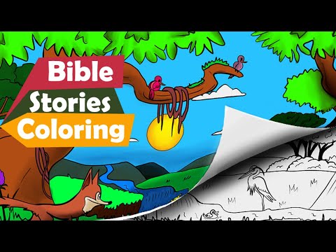 Bible Stories Coloring - Historias bíblicas para colorear, juega y aprende