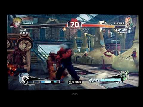 SSF4: eva01 (Ken) vs EMP Sabin (Sim) - Ranked Match Set 2