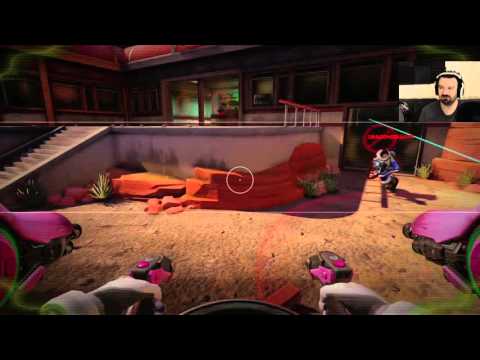 Overwatch Beta gameplay pt24 - Mystery Hero Playlist: Highway to Hell