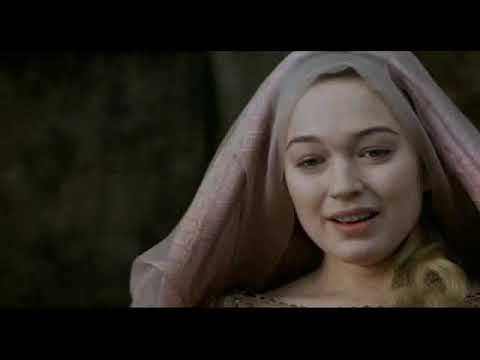 Tristan & Isolde 2006 official trailer still of the lovers meeting on a rugged Irish shore