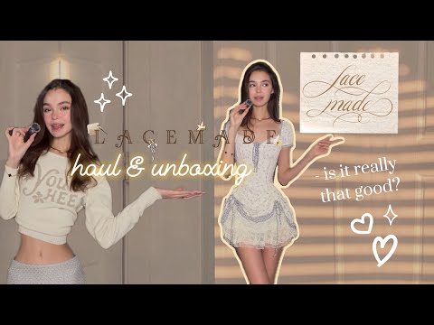 Unboxing and reviewing my LaceMade packages ❤️ // HAUL 