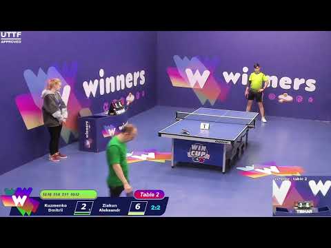 WINners CUP table 2  30.01 Kuzmenko Dmitrii - Ziakun Aleksandr  20:30