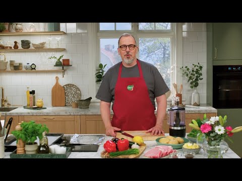 Kökets middag: Grillad fläskkotlett med ört- och vitlökssmör - Köket