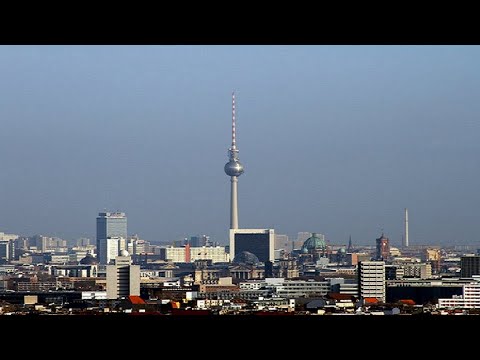 Live - Panoramarundblick vom Dach des Corbusierhauses in Berlin - aus ca. 100 m ü NN