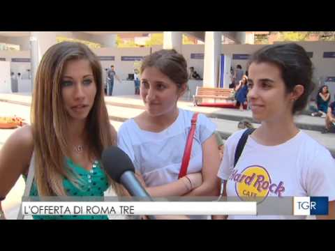 "Orientarsi a Roma Tre 2015" Tgr Lazio Rai