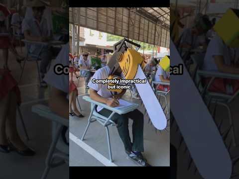 In Phillipines Students Wear Creative Anti Cheating Headgears #stories