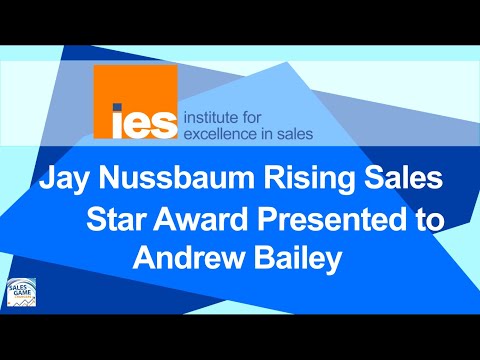 2020 Rising Sales Star Award, Andrew Bailey, SAP NS2 - YouTube
