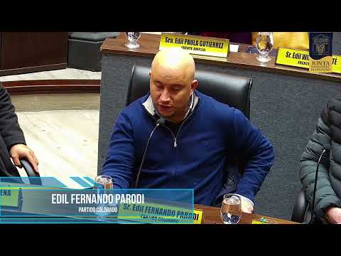 Edil Fernando Parodi   Asuntos Previos 22 de Agosto 2024