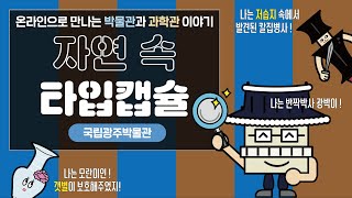 [교육] 온라인으로 만나는 박물관과 과학관 이야기 #1. 오랜 시간 문화유산을 지켜준 '자연 속 타임캡슐' 속으로! 이미지