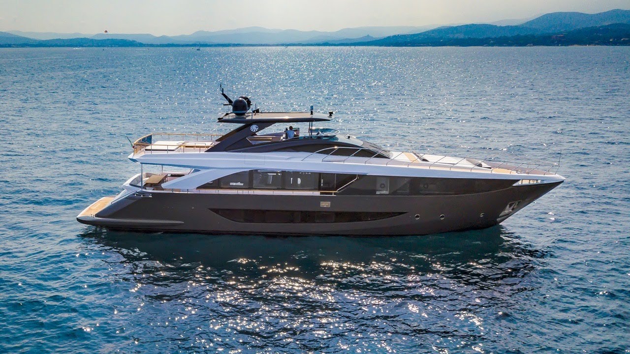 A visit to the new Amer F100 Superyacht During the 2019 Cannes Boat Show