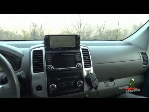 Icom ID-5100A D-STAR Radio Installed in 2015 Nissan Frontier
