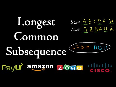 Longest common subsequence | Leetcode #1143