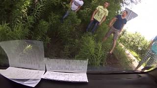 preview picture of video 'Minirallijs Madona 2014 vasara, Pēteris Dūka, Jurģis Rāvietis, #7, PS4 onboard, crash'