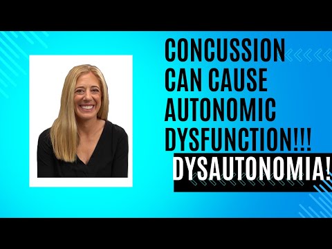 Get rid of concussion related DYSAUTONOMIA (Autonomic Dysfunction)