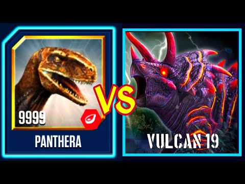 PANTHERA 9999 VS VULCAN 19 (BOSS EVENT) | JURASSIC WORLD THE GAME
