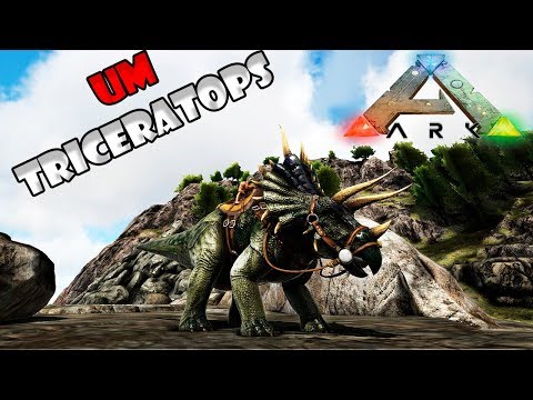 DOMEI UM TRICERATOPS!! --- ARK: SURVIVAL EVOLVED GONDWANA #02