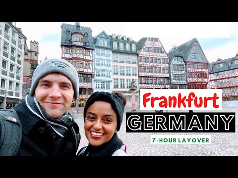 Explorando Frankfurt, Alemanha - escala de 7 horas!