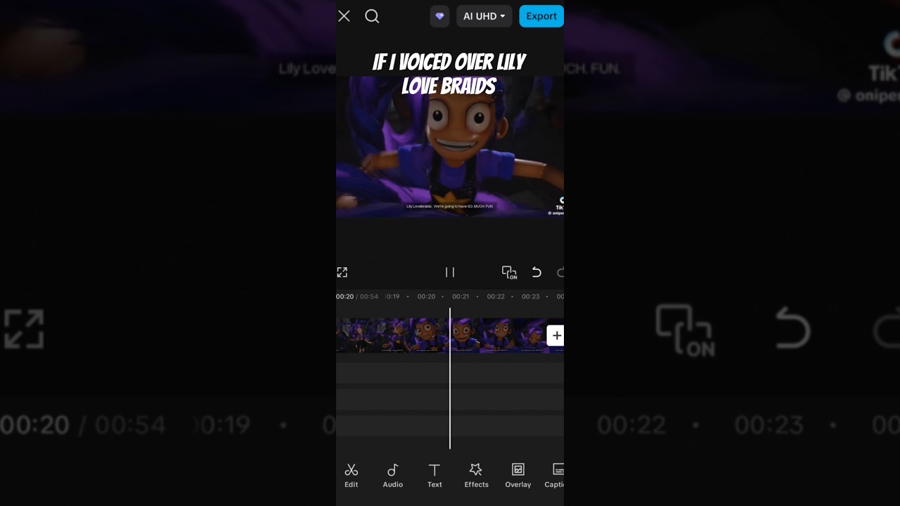 If I Voiced over Lily Love braids (It's interesting) #poppyplaytime #voiceover