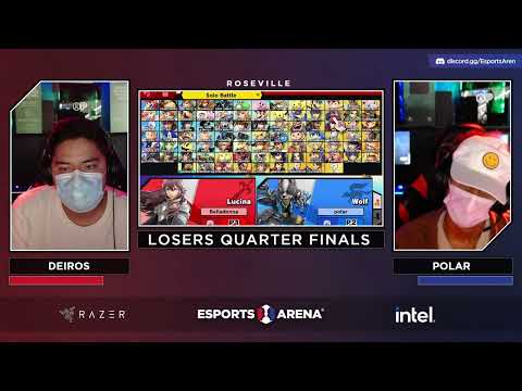 Deiros (Lucina) vs Polar (Wolf) - Super Smash Tuesday #12 Losers Quarter Finals