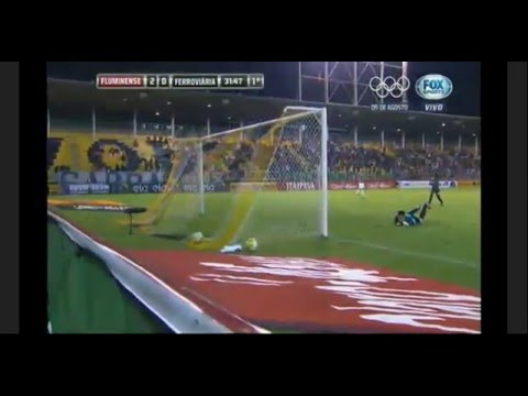 GOL /  Fluminense 2 x 0 Ferroviária/GUSTAVO SCARPA OUTRA VEZ/COPA DO BRASIL/12/05/2016