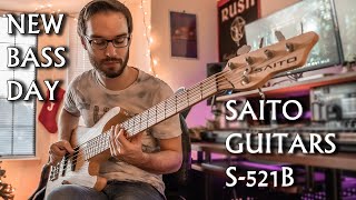 Video thumbnail for New Bass Day! Saito Guitars S-521B Unboxing by Joe Calderone