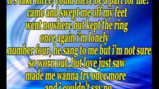 Jennifer Lopez- One love, lyrics on screen
