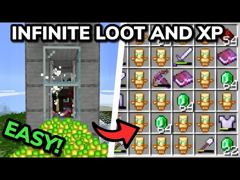 SIMPLE 1.21 COMPACT RAID FARM TUTORIAL in Minecraft Bedrock (MCPE/Xbox/PS/Switch/PC)