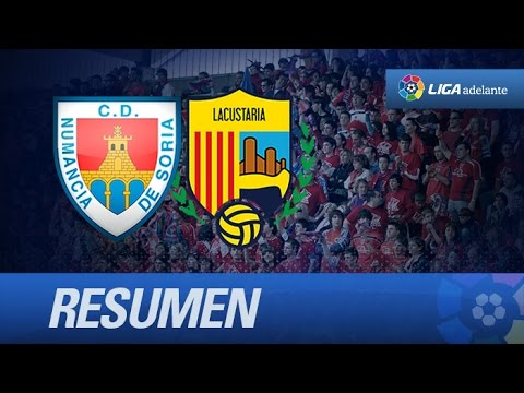 Resumen de CD Numancia (3-2) UE Llagostera - HD