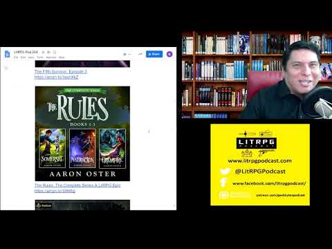 LitRPG Podcast 254- Ben's Damn Adventure, Pizza Mage, Biomedical Self-Engineering : Book 2, and more