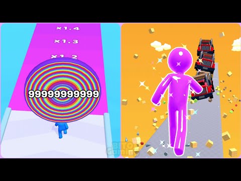 Layer Man 3D Vs ScaleMan 🌀🌀🏃‍♂️🏃‍♂️ Max All Levels Android iOS Gameplay walkthrough Ep 7 #bitogaming