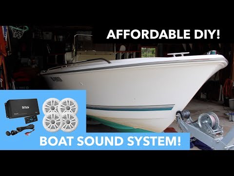 Boat Speaker Installation // BOSS Audio ASK904B.64