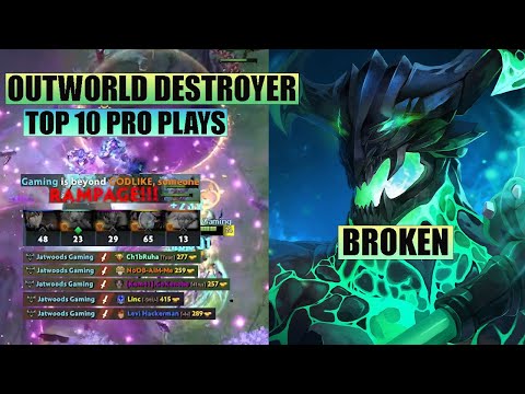 TOP 10 PLAYS OUTWORLD DESTROYER | OD SPAMMER | BROKEN HERO | Dota 2 HIGHLIGHTS | Dota 2 RAMPAGE
