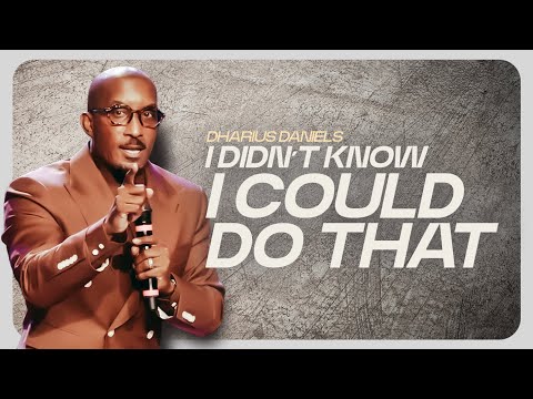 I Didn't Know I Could Do That // The Blueprint with Dr. Dharius Daniels