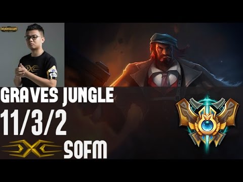SS SofM | Graves đi rừng chạm trán SKT T1 Faker cầm Lucian rank Hàn ✔ | v6.10