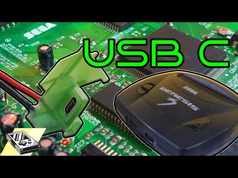 Sega Genesis M3 USB C Mod
