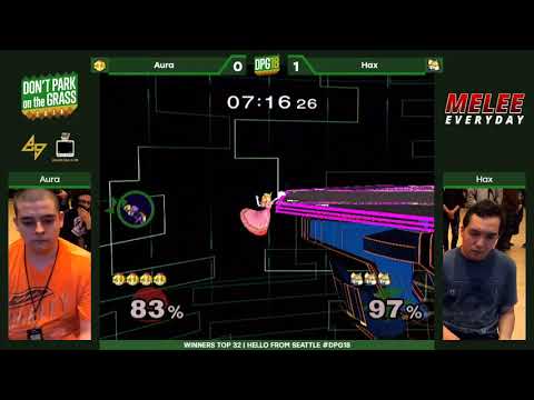 DPotG 2018 - Top 32 Winners R1 - (Peach) Aura vs Hax (Fox)