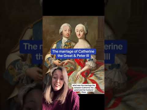 The marriage of Catherine the Great & Peter III