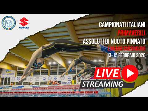 2^ sessione - Campionati Italiani Assoluti Primaverili di Nuoto Pinnato - 13 Febbraio 2026