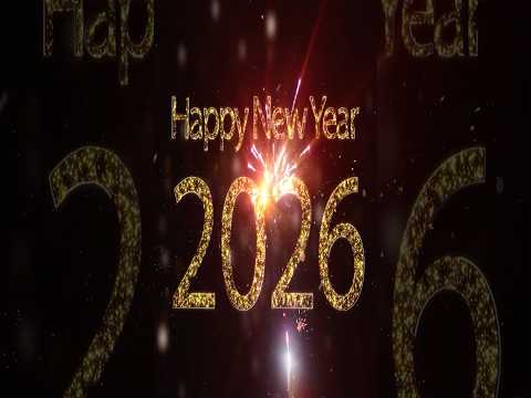 2026 New Year 🎉 Best Wishes Countdown Video | Celebrate with Festive Greetings & Fireworks