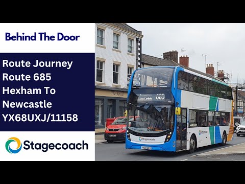 Behind The Door: Route 685 | YX68UXJ/11158 - Stagecoach North West: ADL E40D/ADL Enviro 400MMC