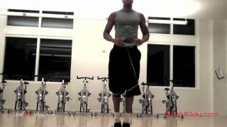 Dre Baldwin: Vertical Jump Speed Drill - Calf Bounce High Jumps | Explosive Quickness