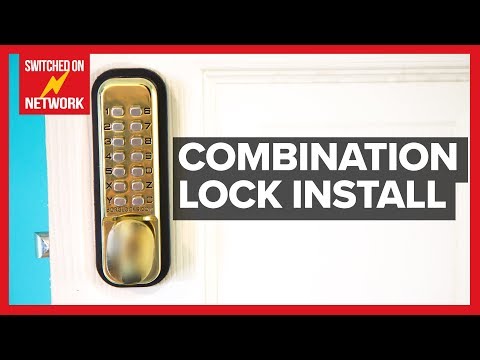 How to Install a Digital Push Button Keyless Entry Combination Door Lock