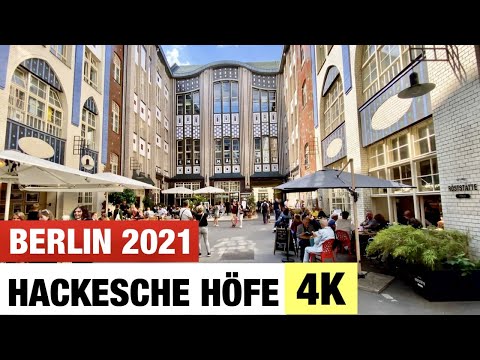 BERLIM, ALEMANHA 🇩🇪 [4K] Hackesche Höfe — MITTE