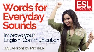 Learn Funny English words for Everyday sounds - Improve your English Communication | Speak Fluent